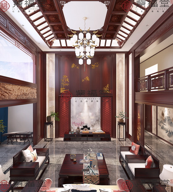 紫福堂中式整裝效果圖