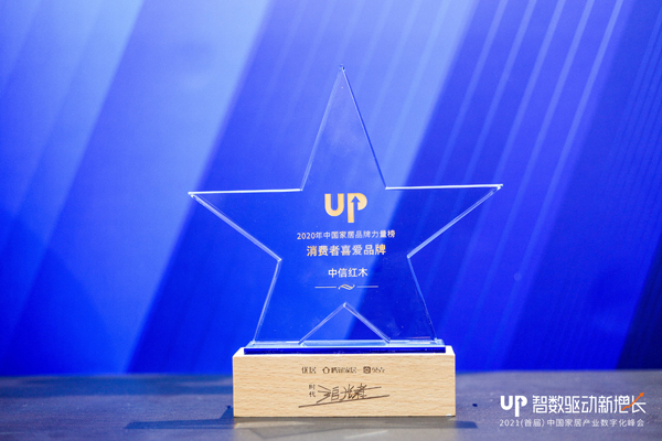 中信紅木斬獲2020家居行業(yè)“消費(fèi)者喜愛品牌”大獎(jiǎng)