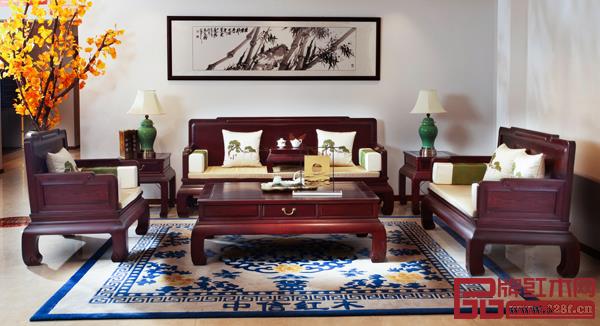 中信紅木《紅酸枝逸韻沙發(fā)》 中信紅木《紅酸枝逸韻沙發(fā)》