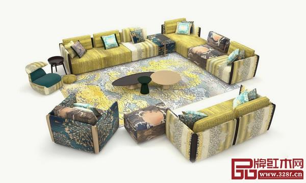 “千里江山”沙發(fā)系列 “千里江山”沙發(fā)系列
