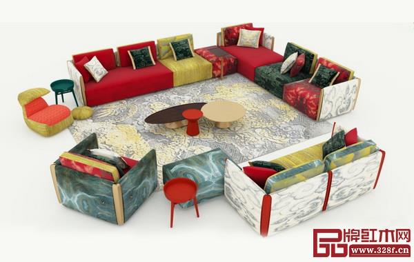 “千里江山”沙發(fā)系列 “千里江山”沙發(fā)系列