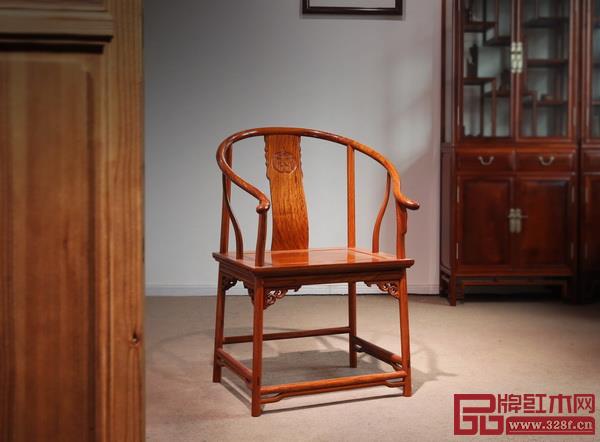 紅橋紅《大果紫檀恭王府圈椅》 紅橋紅《大果紫檀恭王府圈椅》