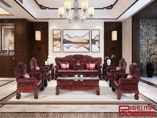 古森紅木《金玉滿堂沙發(fā)》 古森紅木《金玉滿堂沙發(fā)》