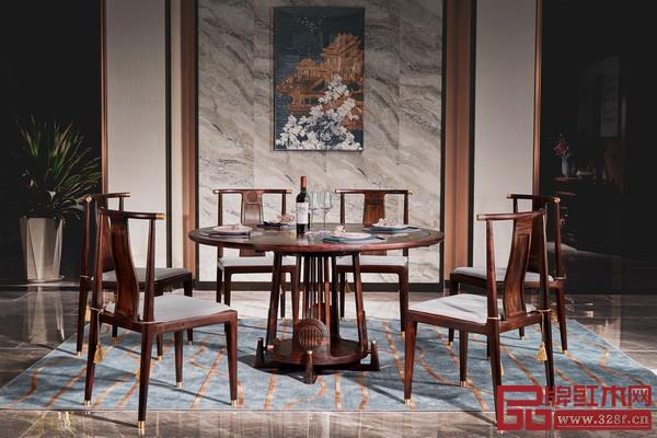 閑適紅木《觀日圓臺》 閑適紅木《觀日圓臺》