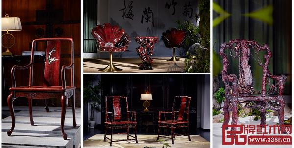 泰和園當(dāng)代君子系列作品——《梅花椅》、《蘭花椅》、《竹節(jié)椅》、《菊花椅》 泰和園當(dāng)代君子系列作品——《梅花椅》、《蘭花椅》、《竹節(jié)椅》、《菊花椅》