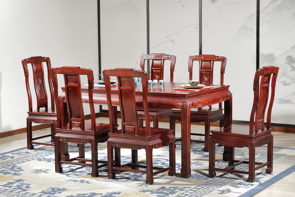 中信紅木《前程輝煌餐臺》