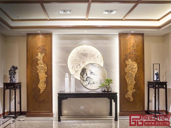 卓木王中式精致生活空間——清風(fēng)明月玄關(guān) 卓木王中式精致生活空間——清風(fēng)明月玄關(guān)