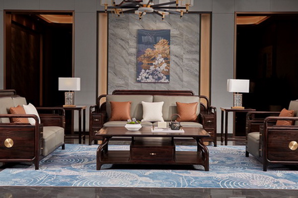 騰訊家居紅木好物100——閑適紅木闊葉黃檀《旭日沙發(fā)》