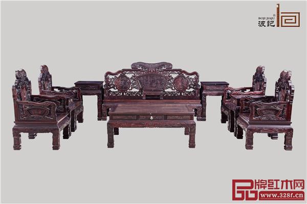 波記家具:扇形沙發(fā)11件套 波記家具:扇形沙發(fā)11件套