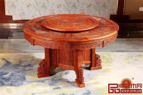 華行紅木:緬花1.38滿花圓臺(tái) 華行紅木:緬花1.38滿花圓臺(tái)