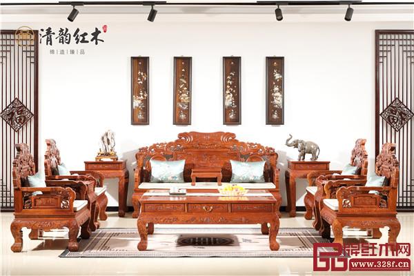 清韻紅木:事事如意沙發(fā) 清韻紅木:事事如意沙發(fā)