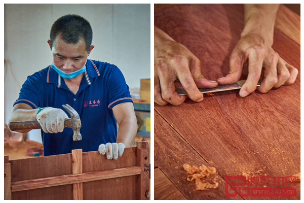 王木匠紅木自主體系化生產，傳承大師級傳統(tǒng)手工藝，打造國民級緬花精品