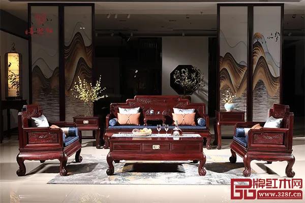 喜迎紅紅木:和美系列沙發(fā) 喜迎紅紅木:和美系列沙發(fā)
