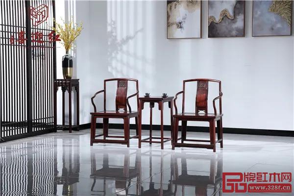 喜迎紅紅木:椅子三件套 喜迎紅紅木:椅子三件套