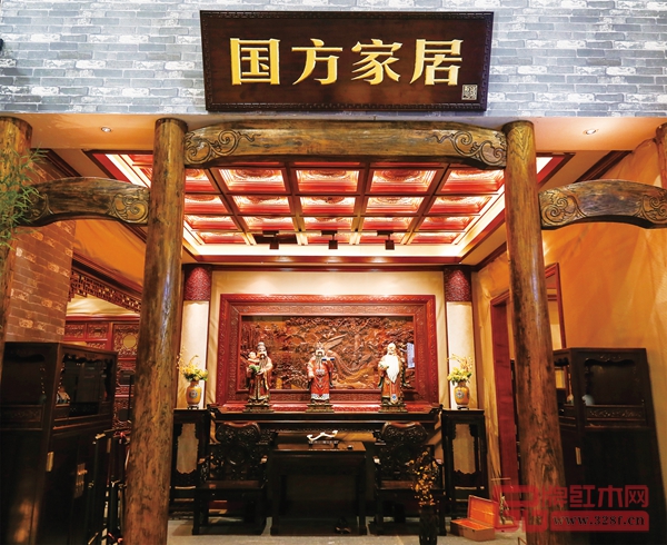 國(guó)方家居2020年廣州建博會(huì)展位門(mén)頭