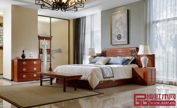 國壽紅木玉如意臥室系列 國壽紅木玉如意臥室系列