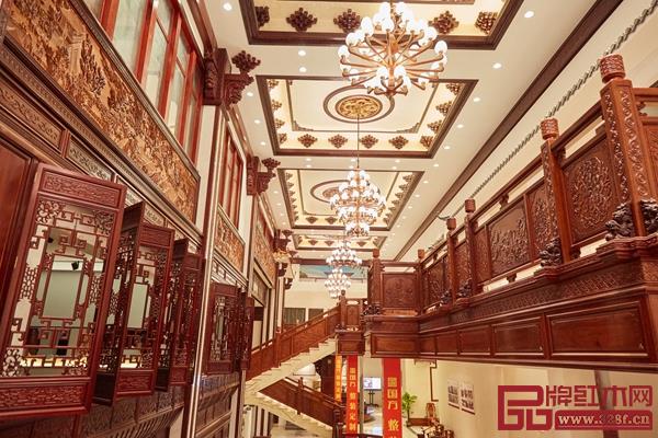 國方家居2000㎡中式原木整裝樣板間 國方家居2000㎡中式原木整裝樣板間