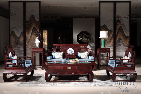 喜迎紅紅木——青花瓷沙發(fā) 喜迎紅紅木——青花瓷沙發(fā)