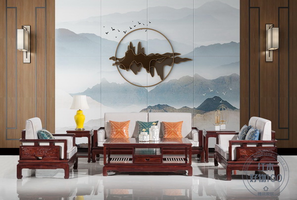 喜迎紅紅木——山水江南沙發(fā) 喜迎紅紅木——山水江南沙發(fā)