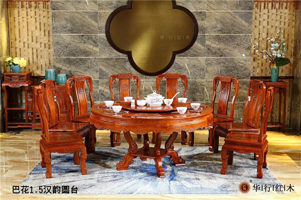 巴花家具的“六美”,華行紅木為您細(xì)解