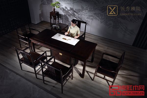 領(lǐng)秀雅院茶空間新品《錦云茶臺(tái)》