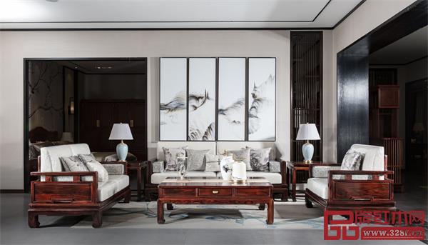 中信紅木·前言《宏達(dá)軟包沙發(fā)》