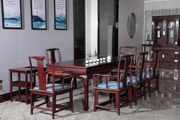 鼎順紅木——明式茶桌 鼎順紅木——明式茶桌