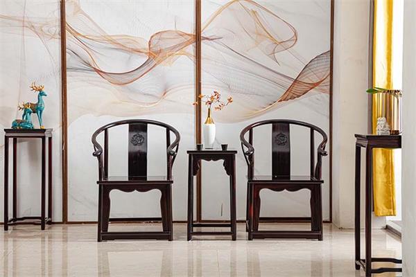 天勤紅木 | 條紋烏木新中式，精致的當(dāng)代中式家具