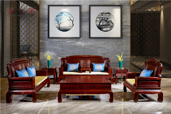 古森紅木《吉祥如意沙發(fā)》：雕琢?xí)r光，擁抱有溫度的家