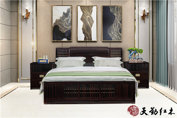 天勤紅木：條紋烏木家具？自帶純天然靈氣！