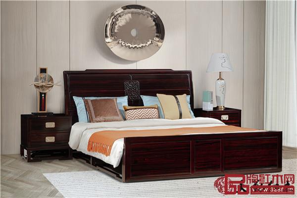 天勤紅木條紋烏木家具