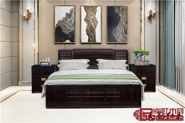 天勤紅木條紋烏木家具