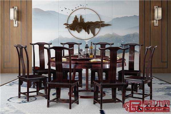 天勤紅木條紋烏木家具