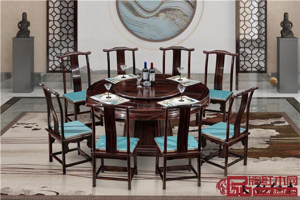 天勤紅木條紋烏木家具