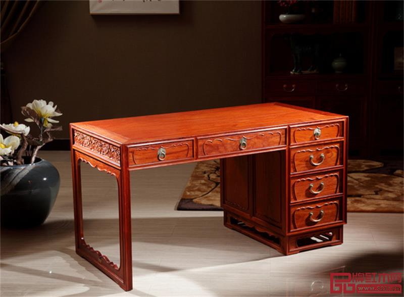國壽紅木:唐風書臺 國壽紅木:唐風書臺