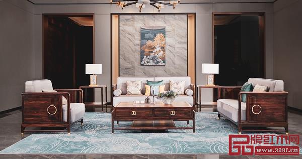 黑酸枝新中式·閑適紅木《印象沙發(fā)》 黑酸枝新中式·閑適紅木《印象沙發(fā)》