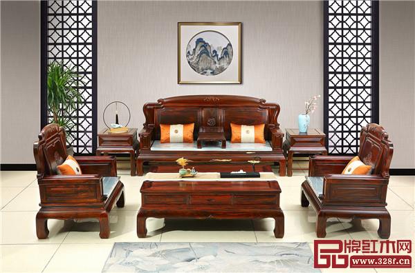 古森紅木—《吉祥如意沙發(fā)》 古森紅木—《吉祥如意沙發(fā)》