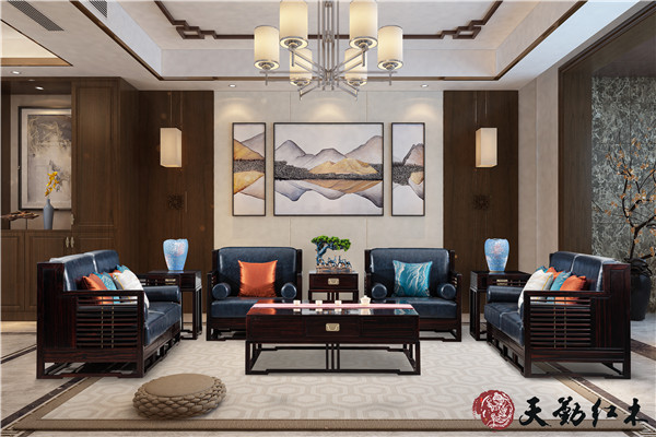 天勤紅木：條紋烏木精品家具，打造個性化的中式家！