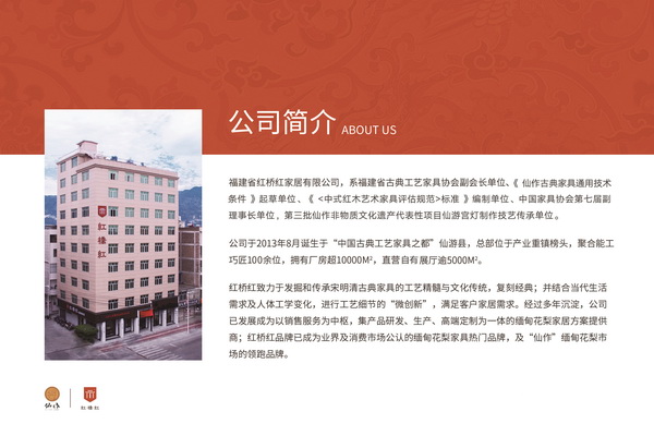 福建省紅橋紅家居有限公司（緬花大王）企業(yè)簡(jiǎn)介