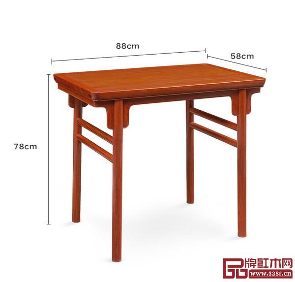 紅橋紅 拍賣款刀牙小書案 紅橋紅 拍賣款刀牙小書案