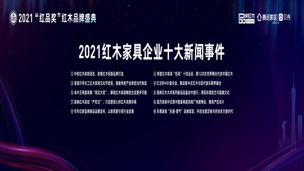 紅古軒HIFI音樂會獲評“2020紅木家具企業(yè)十大新聞事件” 紅古軒HIFI音樂會獲評“2020紅木家具企業(yè)十大新聞事件”