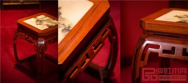 紅橋紅《仿故宮文竹方凳》 紅橋紅《仿故宮文竹方凳》