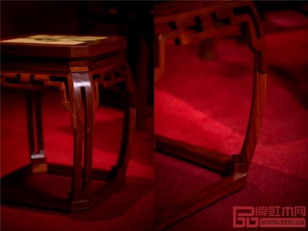 紅橋紅《仿故宮文竹方凳》 紅橋紅《仿故宮文竹方凳》
