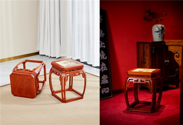 “緬花大王”紅橋紅經(jīng)典復(fù)刻：仿故宮文竹方凳