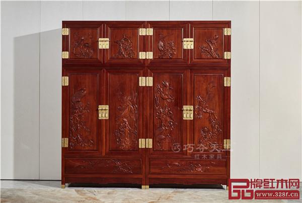 巧奪天工紅木 | 榮華富貴頂箱柜 巧奪天工紅木 | 榮華富貴頂箱柜