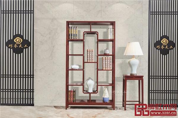 巧奪天工紅木敝口多寶格 巧奪天工紅木敝口多寶格