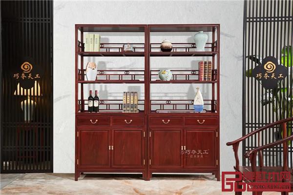 巧奪天工紅木亮格柜 巧奪天工紅木亮格柜