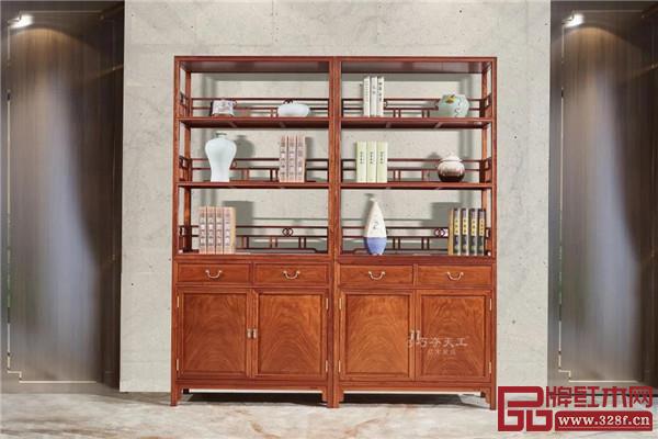 巧奪天工紅木亮格柜 巧奪天工紅木亮格柜