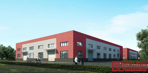 孵化園推出的標(biāo)準(zhǔn)化廠房效果圖（每幢建筑面積3109—3175㎡，廠房單層層高11.4米）