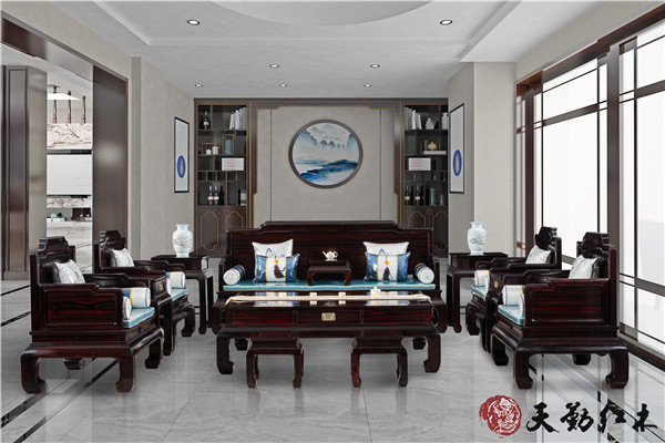 條紋烏木新中式家具：令人沉醉的格調(diào)之美！